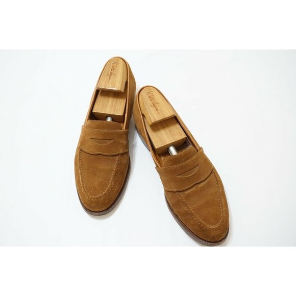 Cordings Piccadilly Benchmade Suede Penny Loafer - Picture 6 of 8